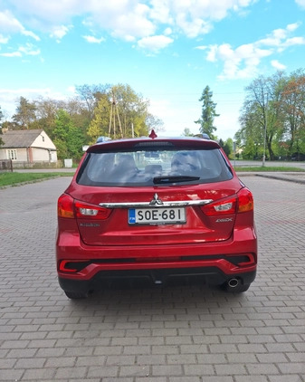 Mitsubishi ASX cena 54900 przebieg: 86000, rok produkcji 2018 z Czersk małe 79